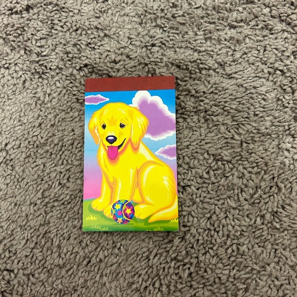 GUC Lisa Frank Casey Dog Small Notepad - Picture 2 of 8